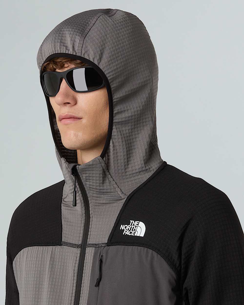 Mens Stormgap Power Grid Hooded Jacket TNF ALT10