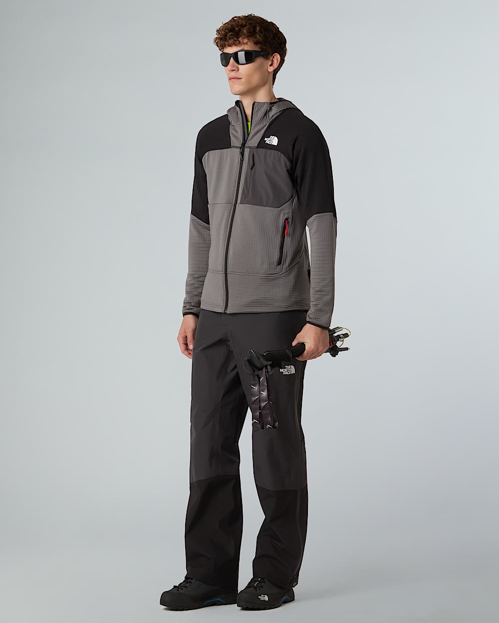 Mens Stormgap Power Grid Hooded Jacket TNF ALT8