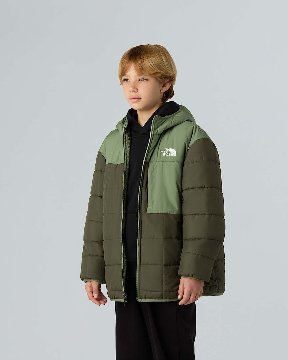 Boys Reversible Shasta FullZip Hooded Jacket TNF alt8