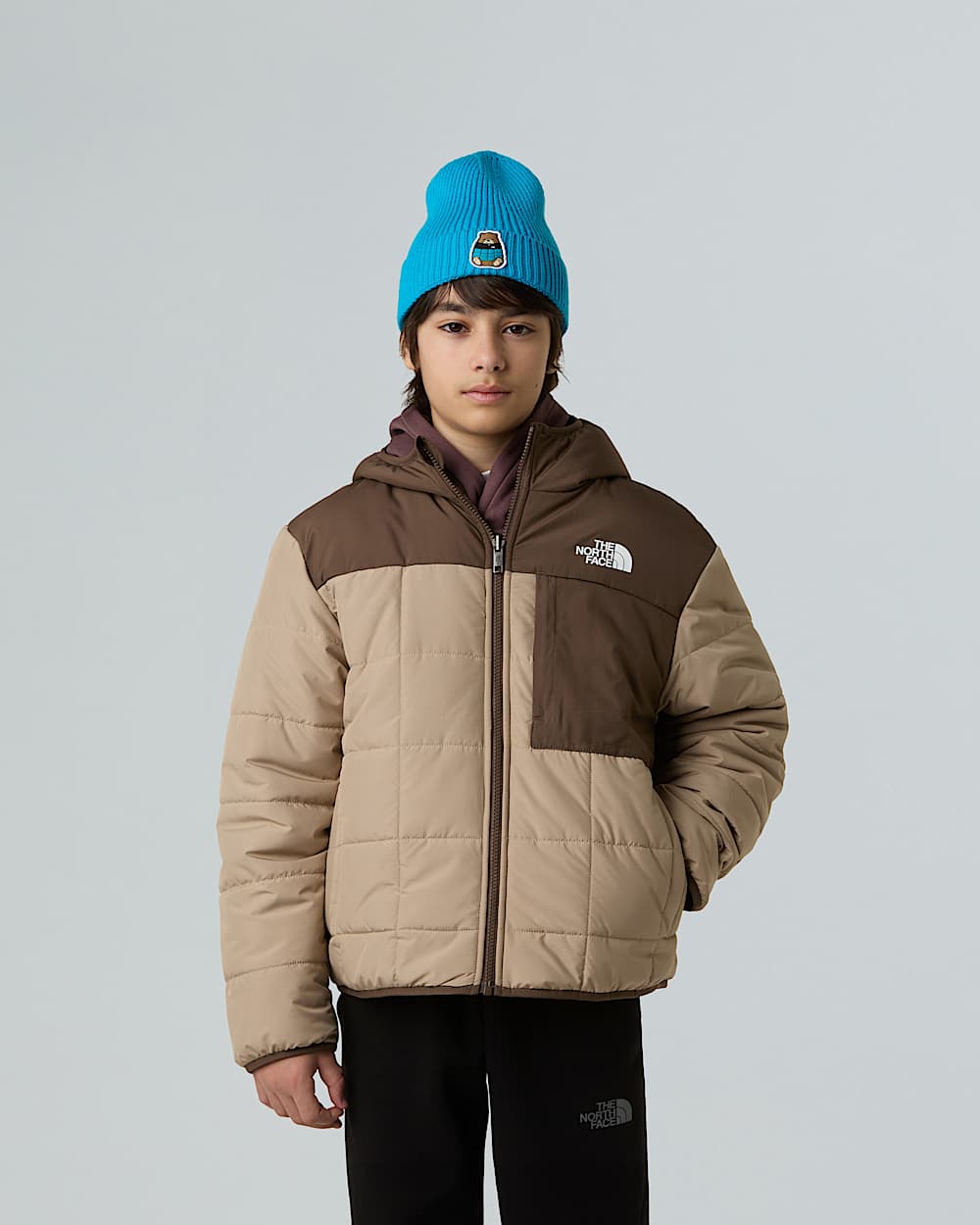 Boys Reversible Shasta FullZip Hooded Jacket TNF ALT4