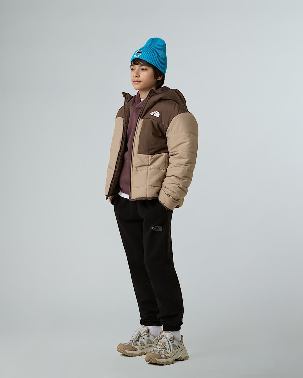 Boys Reversible Shasta FullZip Hooded Jacket TNF ALT6