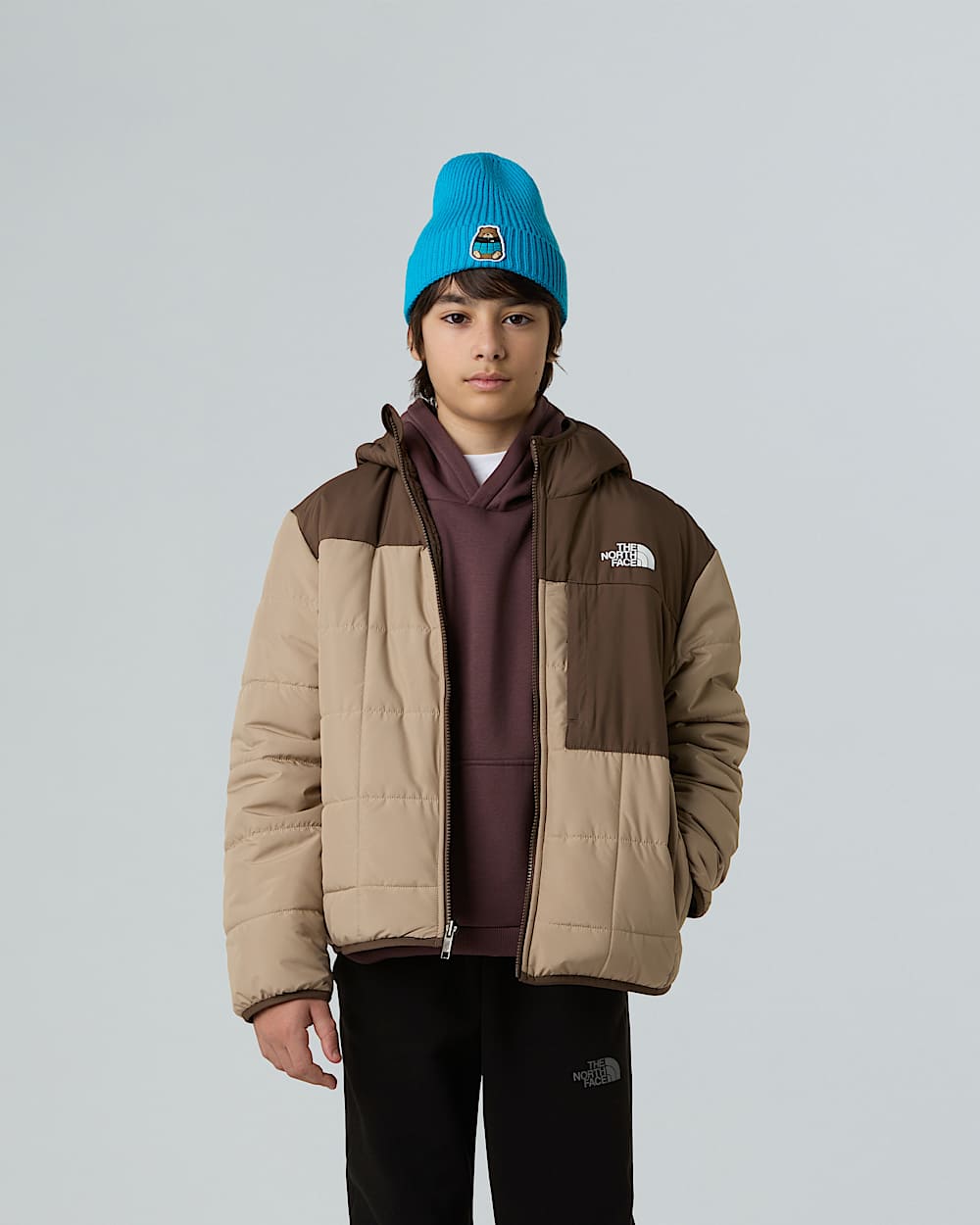 Boys Reversible Shasta FullZip Hooded Jacket TNF ALT8
