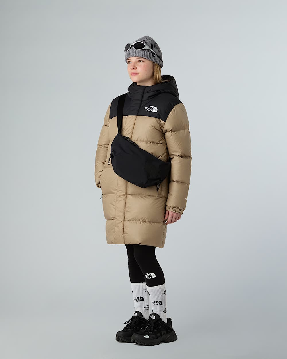Parka longue Nuptse pour enfant TNF ALT11