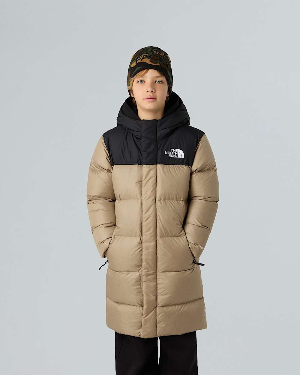 Parka longue Nuptse pour enfant TNF ALT4