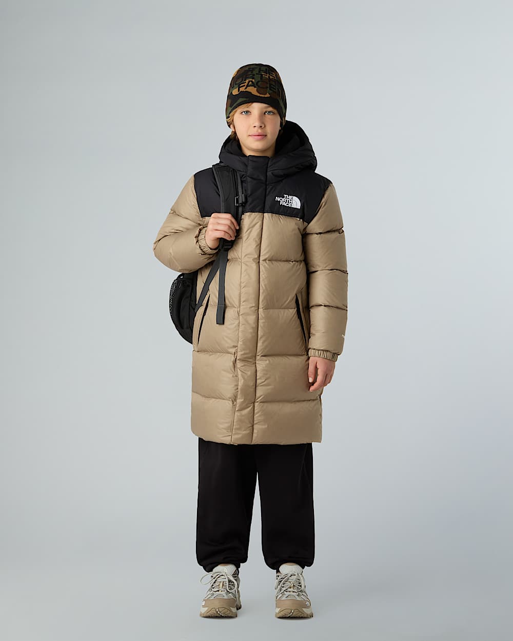 Parka longue Nuptse pour enfant TNF ALT5