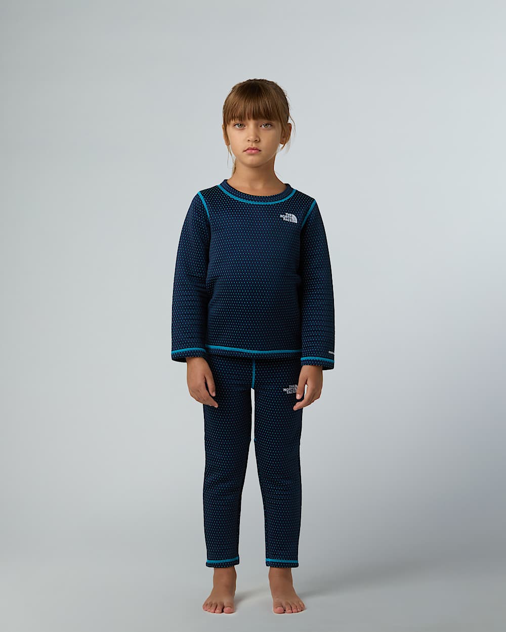 DotKnit thermische basislaagset voor kinderen TNF ALT13