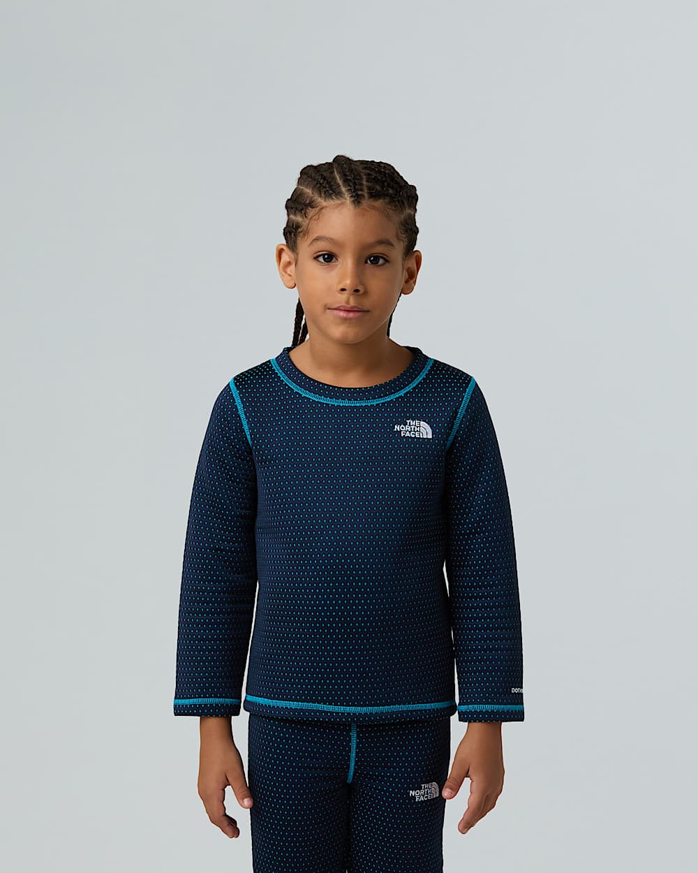 DotKnit thermische basislaagset voor kinderen TNF ALT6
