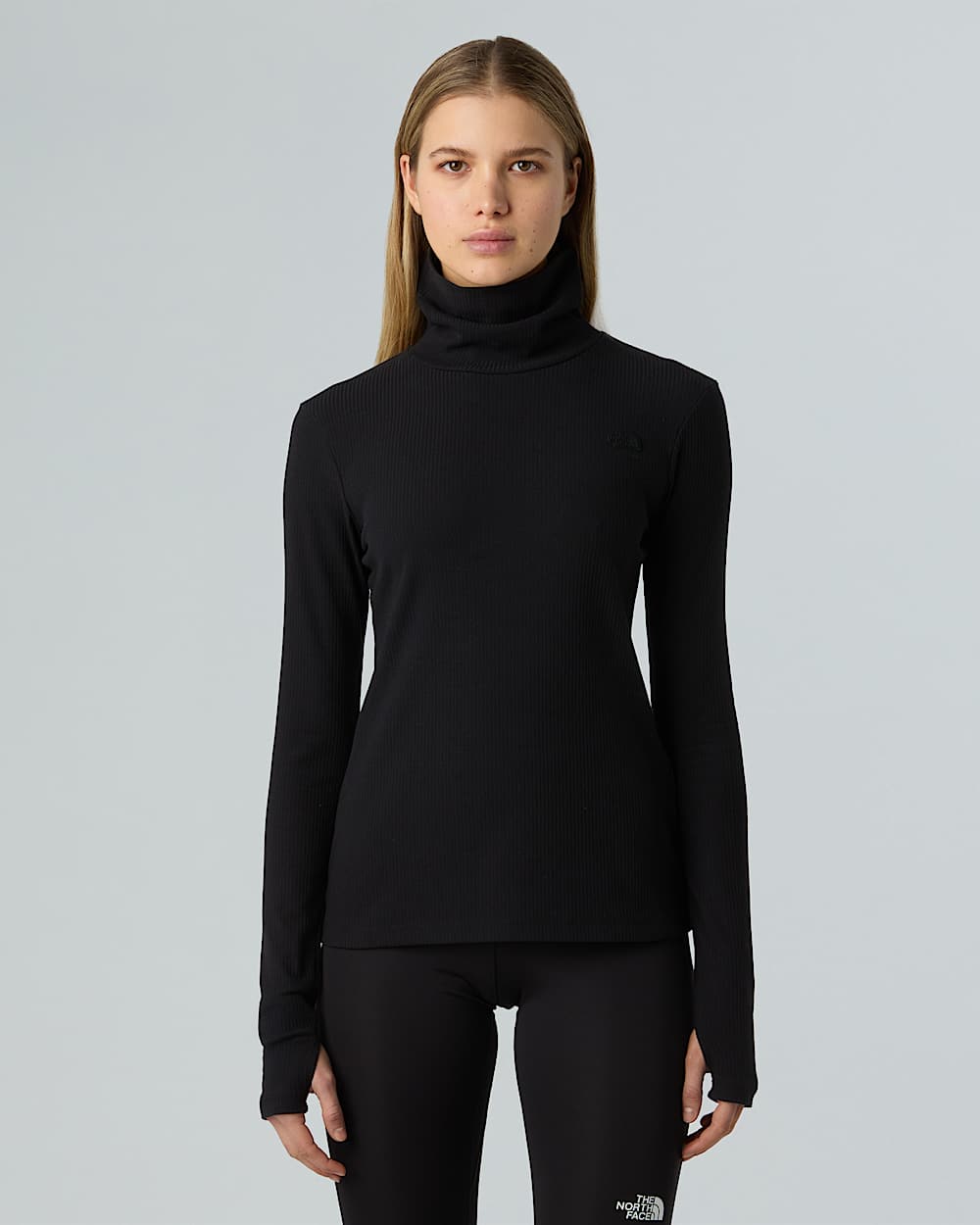 Womens Turtleneck LongSleeve Top TNF ALT4