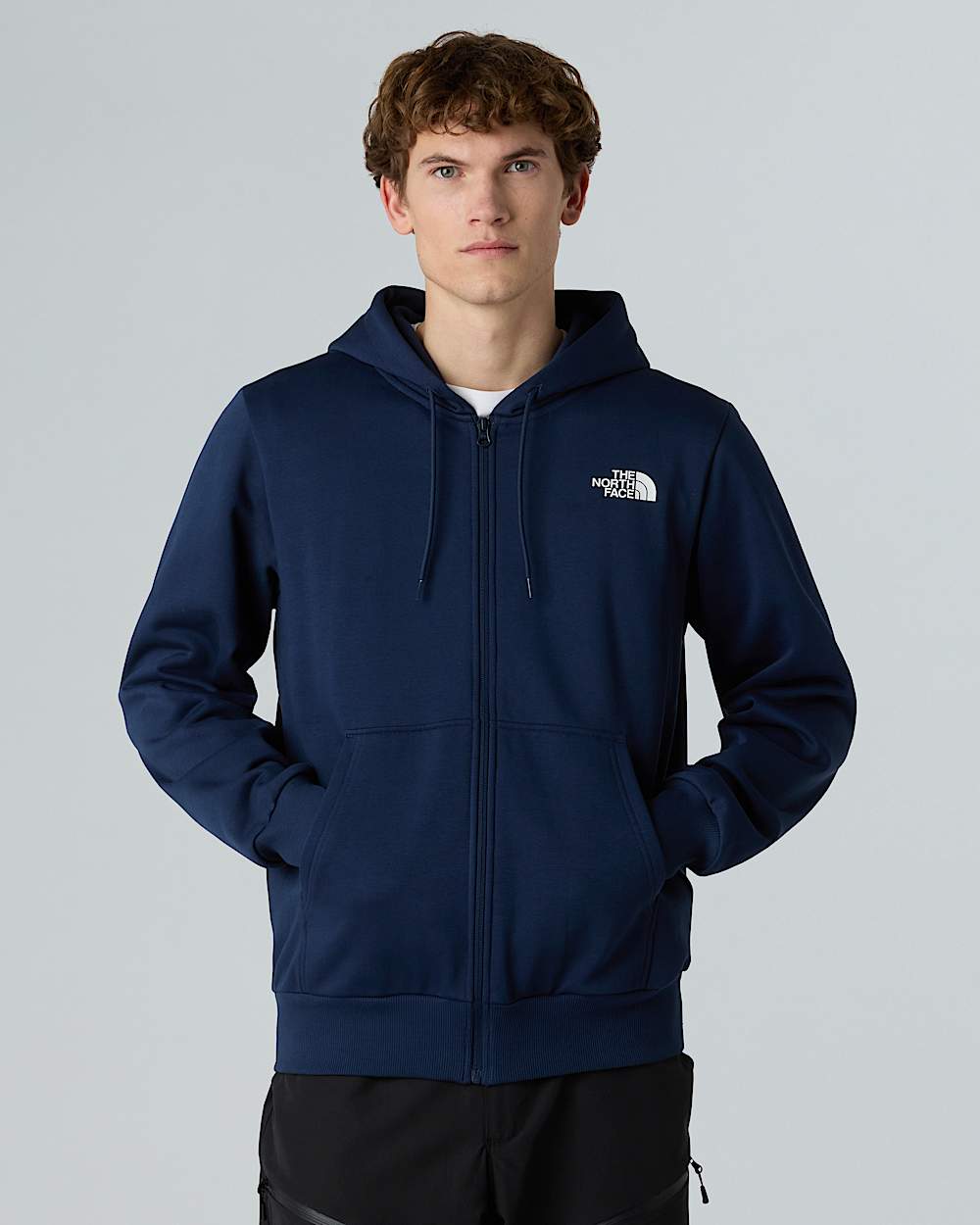 Mens Simple Dome FullZip Hoodie TNF ALT4