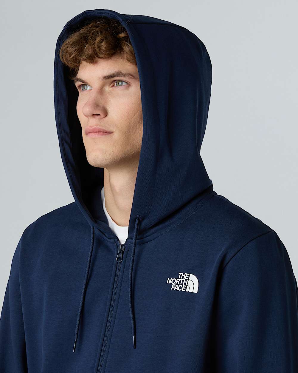Mens Simple Dome FullZip Hoodie TNF ALT8
