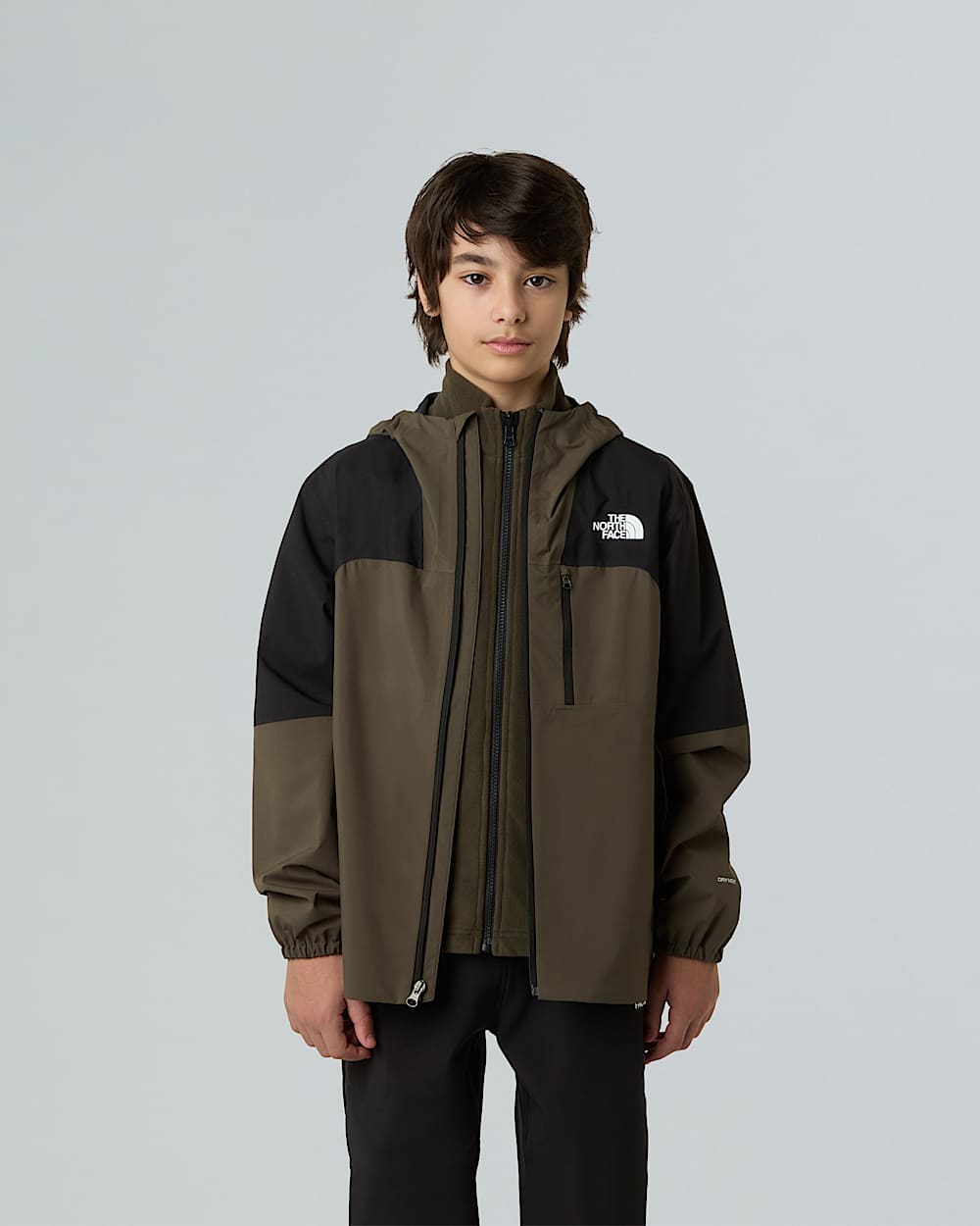 Giacca guscio Hike Packable da ragazzi TNF alt7