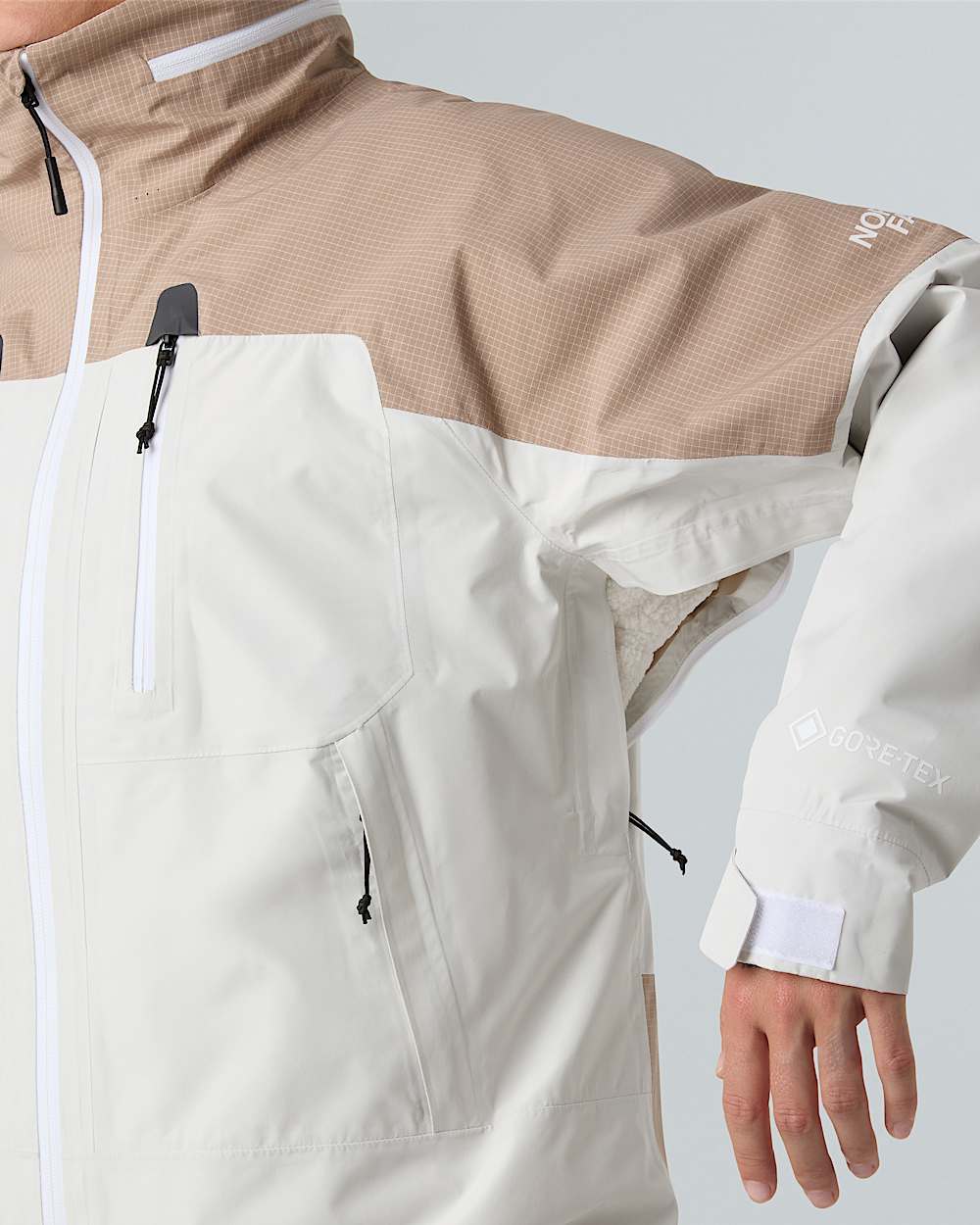 Hike Devils Thumb GORETEX Jacket W TNF White DuneMushroom Grey ALT10