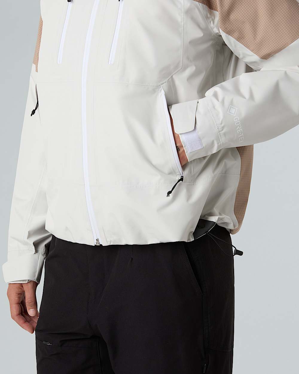 Hike Devils Thumb GORETEX Jacket W TNF White DuneMushroom Grey ALT11