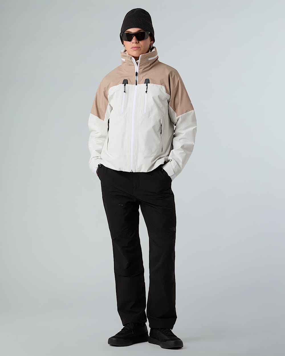 Hike Devils Thumb GORETEX Jacket W TNF White DuneMushroom Grey ALT5