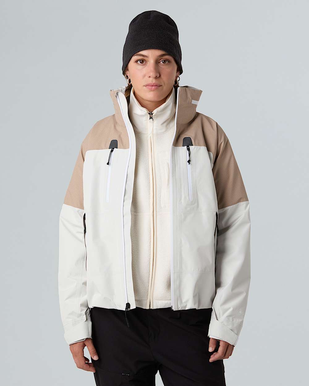 Hike Devils Thumb GORETEX Jacket W TNF White DuneMushroom Grey ALT7
