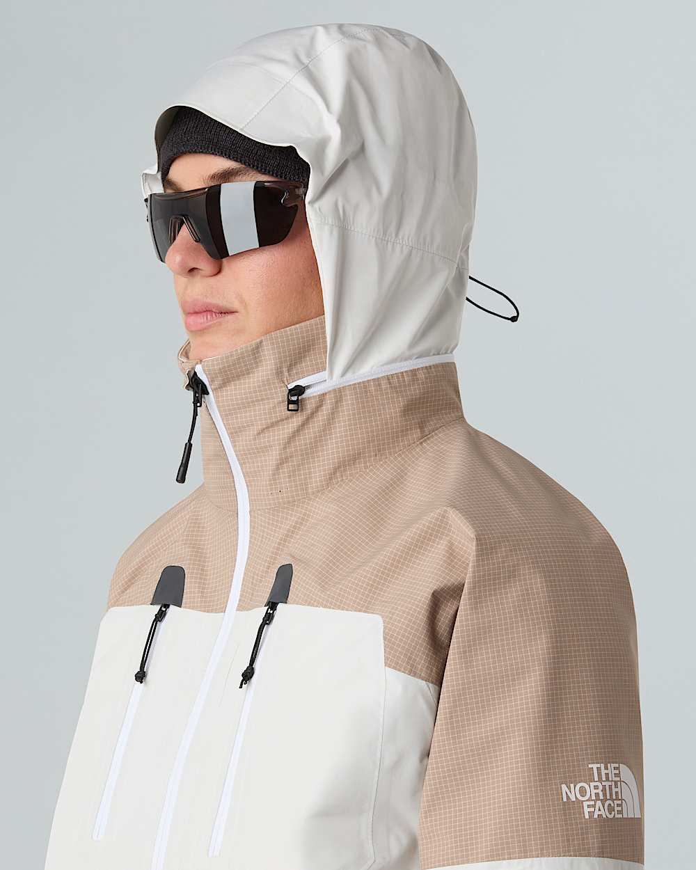 Hike Devils Thumb GORETEX Jacket W TNF White DuneMushroom Grey ALT9