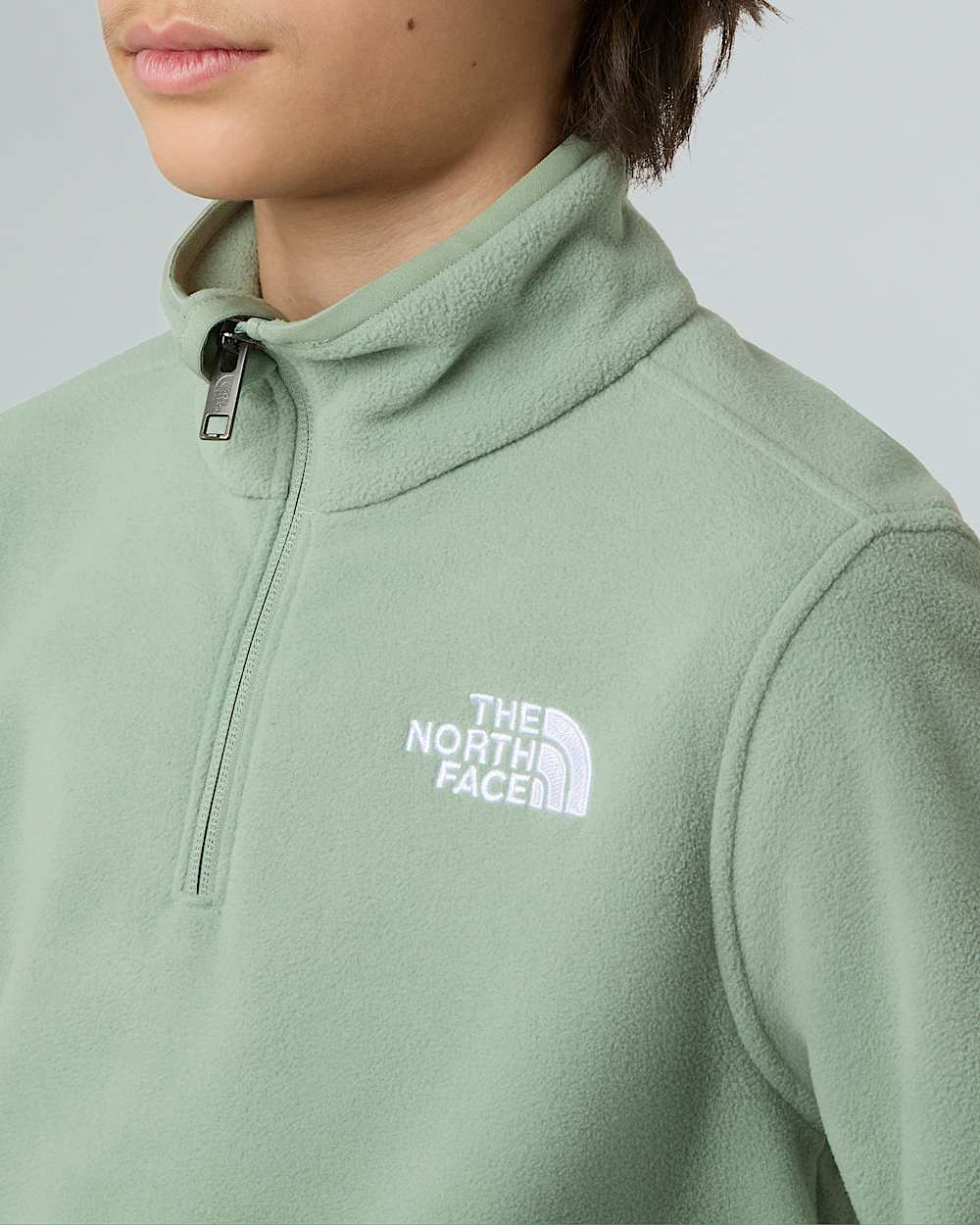 Glacierfleece met kwartrits voor tieners TNF ALT7