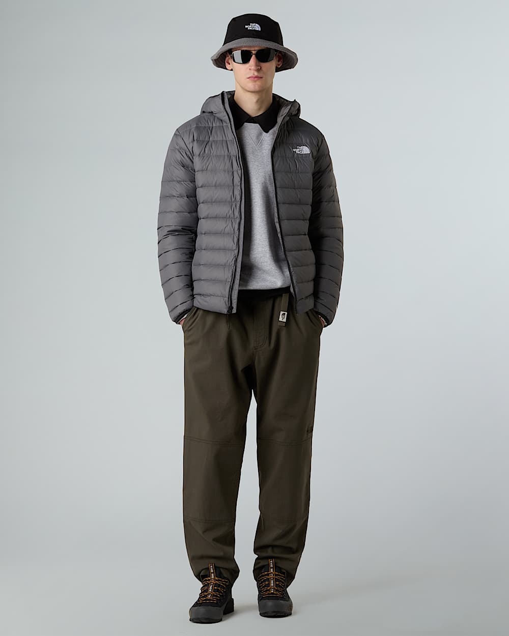 Classic Down Hooded Jacket M TNF ALT5