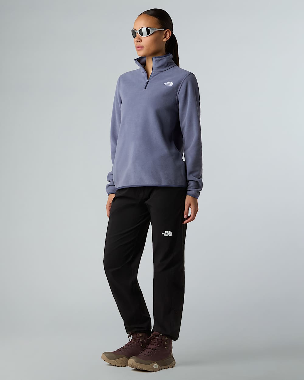 Womens Glacier 14 Zip Fleece TNF alt5