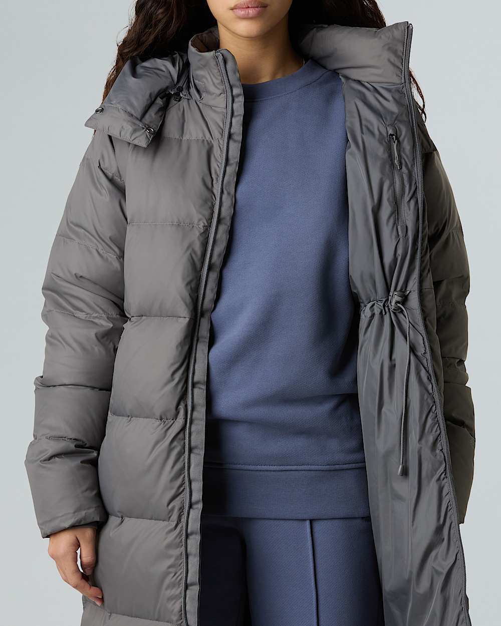 Parka longue  capuche en duvet Hydrenalite City pour femme TNF ALT11