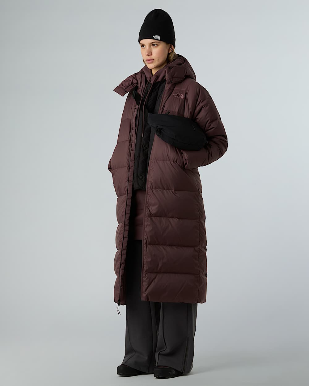 Parka larga de plumn con capucha Hydrenalite City para mujer TNF ALT5