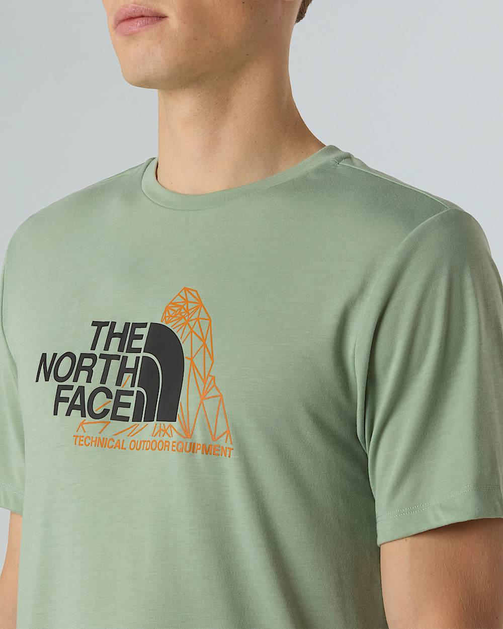 Mens Foundation Mountain Graphic TShirt TNF ALT7