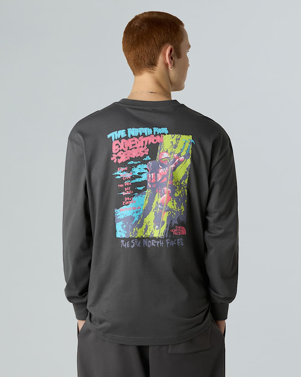Camiseta holgada de mana larga Expedition Celebration unisex TNF ALT4