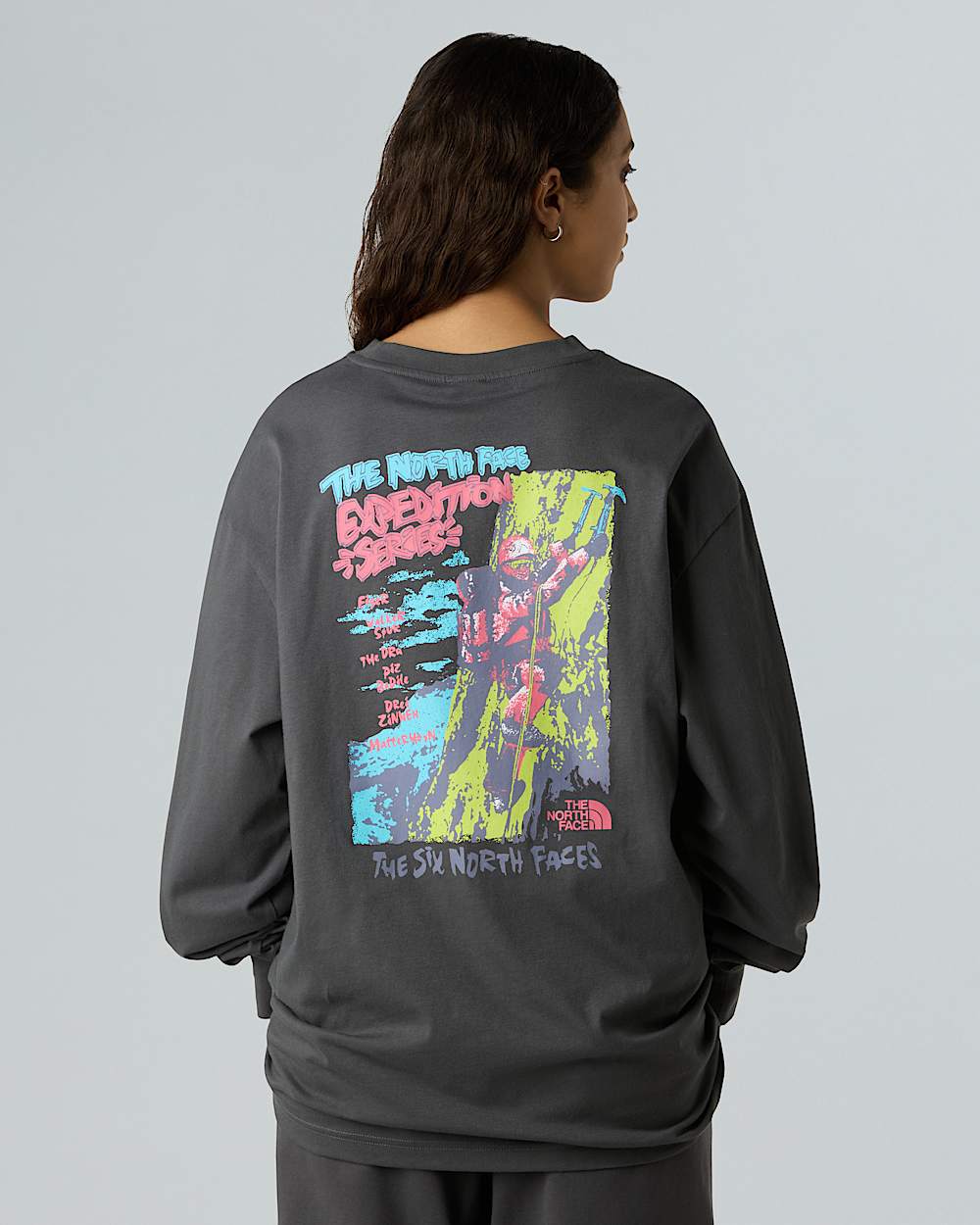 Camiseta holgada de mana larga Expedition Celebration unisex TNF ALT9