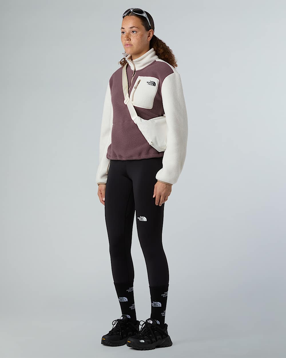 Womens Yumiori 14 Zip Fleece Jacket TNF ALT5