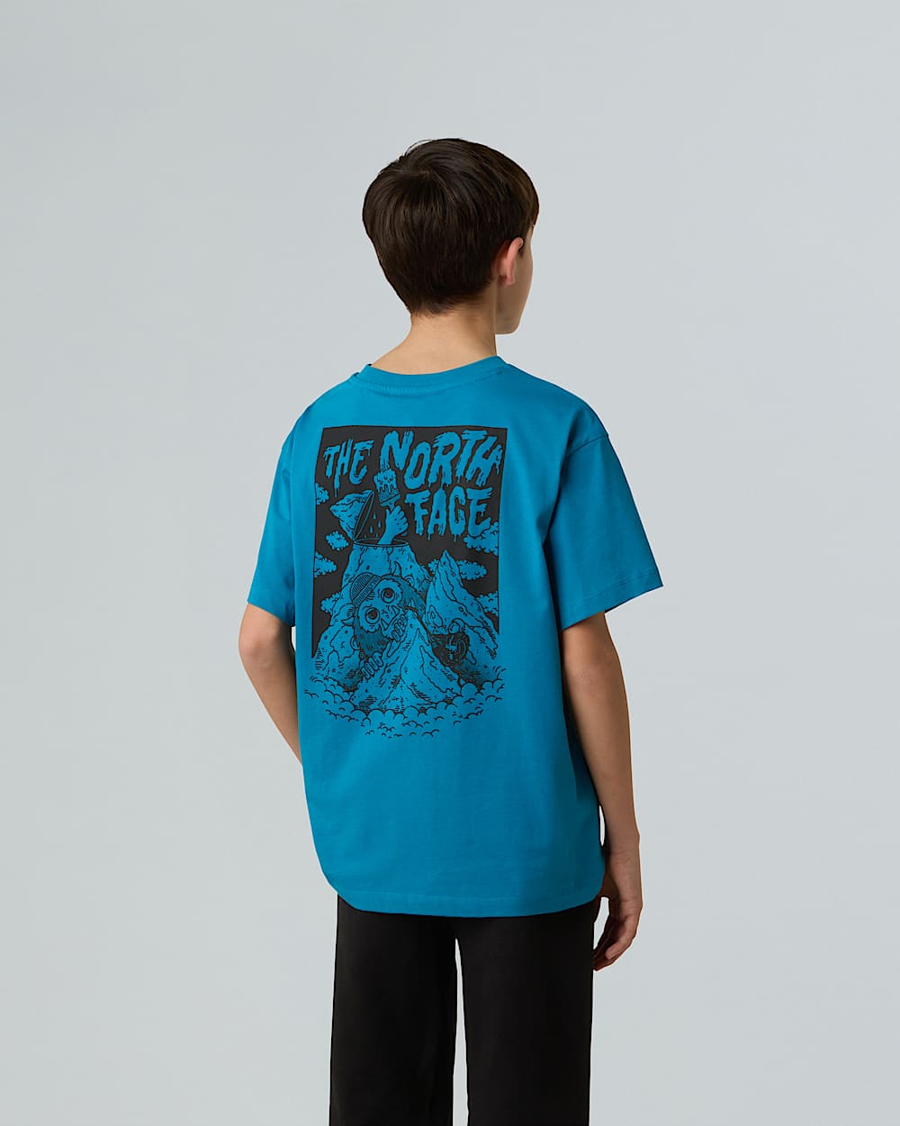 Boys Sports Oversized Pocket Graphic TShirt TNF ALT4