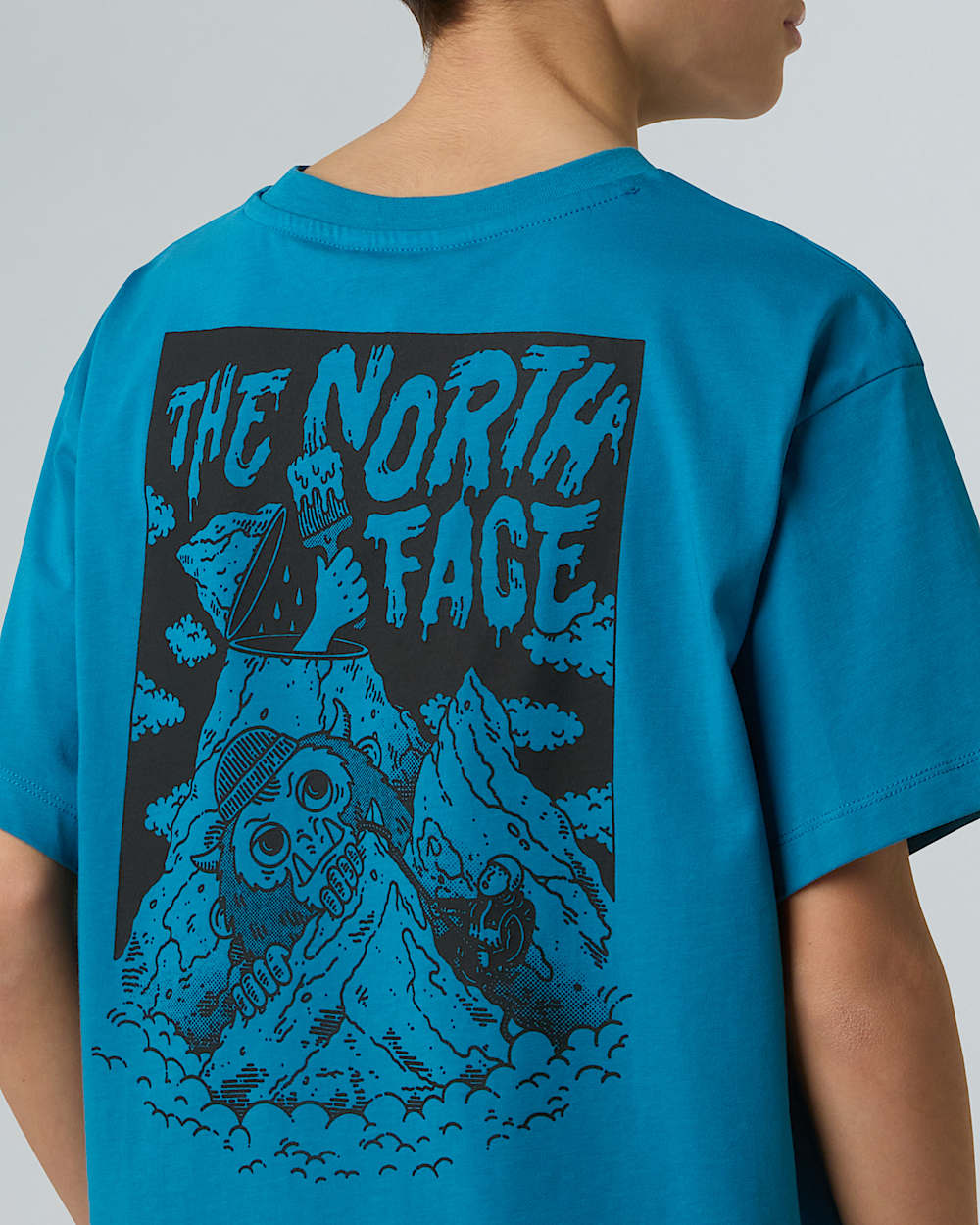 Boys Sports Oversized Pocket Graphic TShirt TNF ALT8
