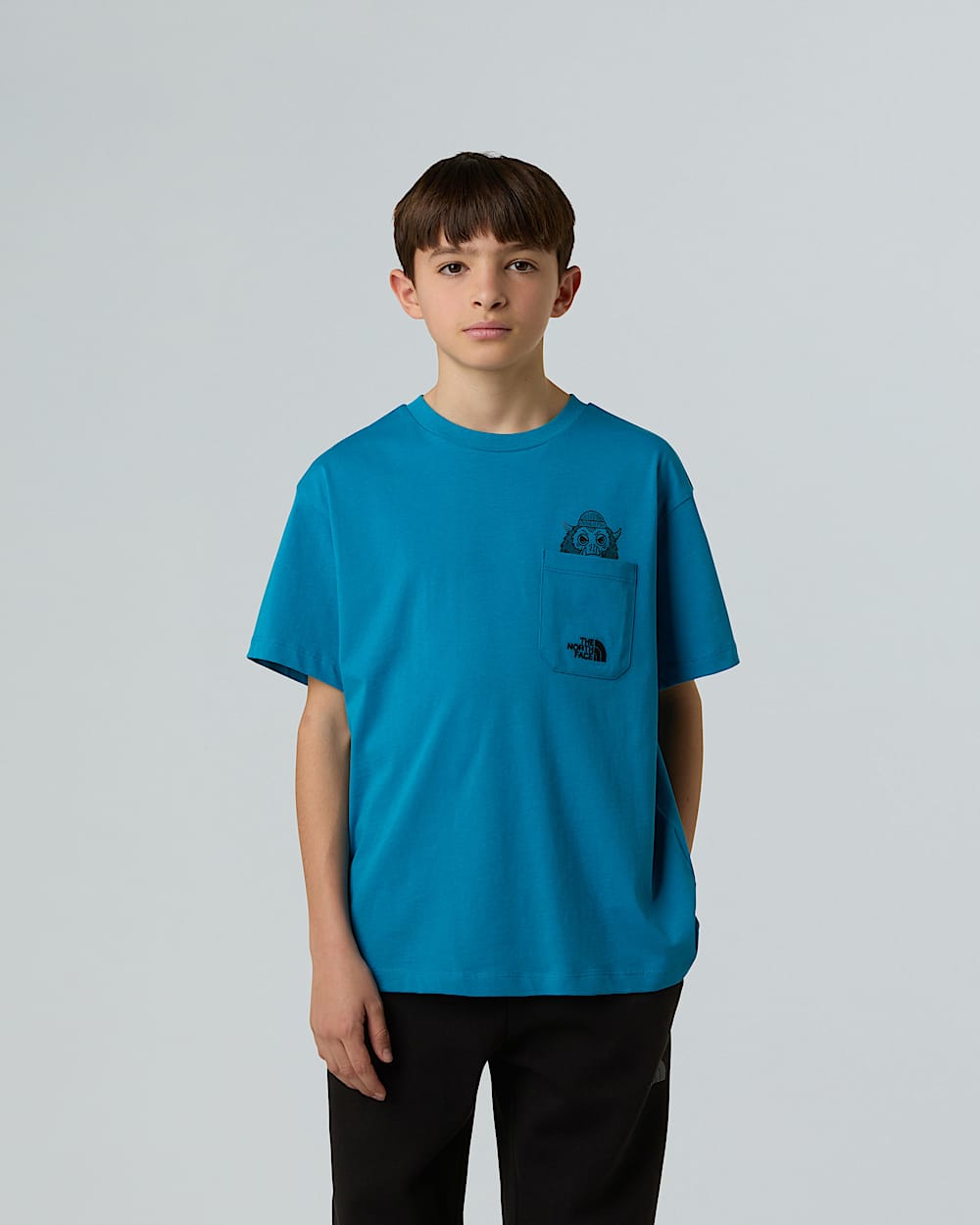 Boys Sports Oversized Pocket Graphic TShirt TNF ALT5