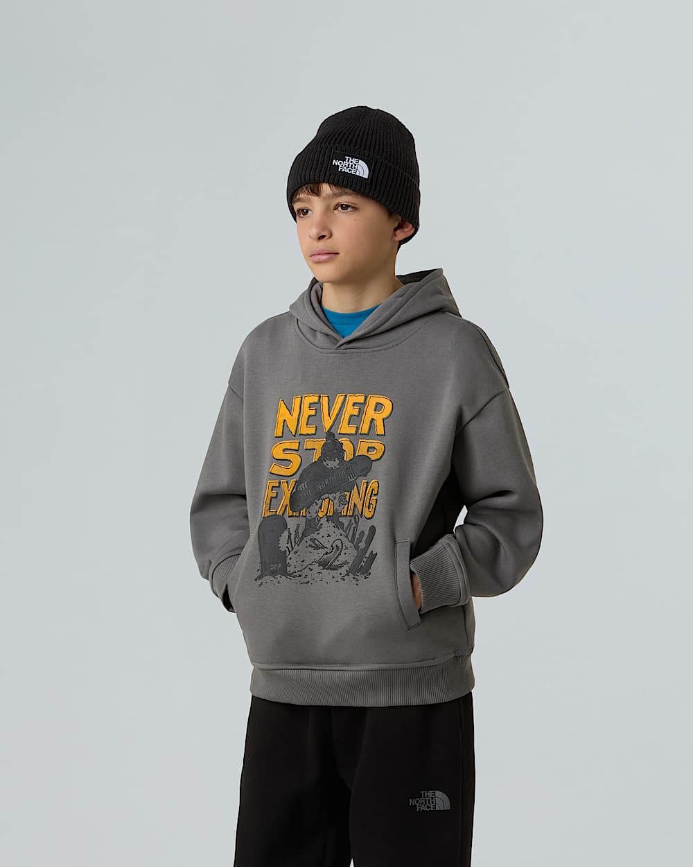 Sports Kapuzenpulli mit Grafik in Oversize fr Jungen TNF ALT4