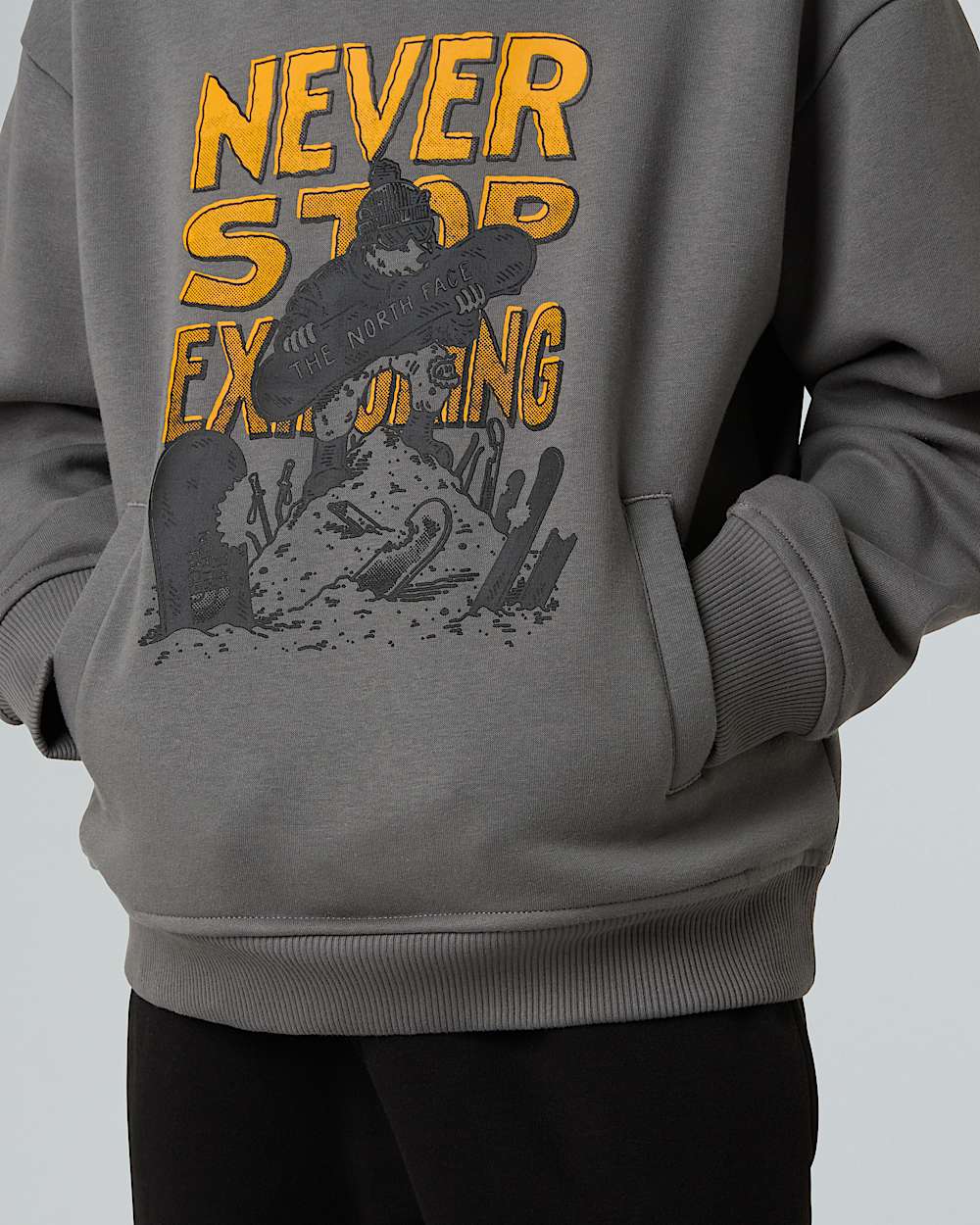 Sports Kapuzenpulli mit Grafik in Oversize fr Jungen TNF ALT8