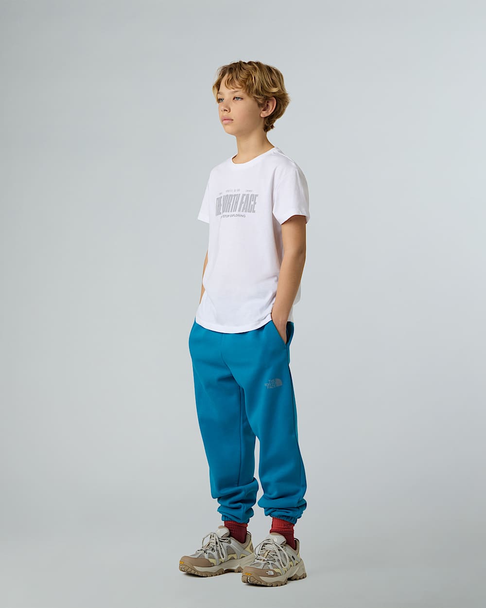 Logo reflektierendes  relaxt geschnittenes TShirt fr Jungen TNF ALT5
