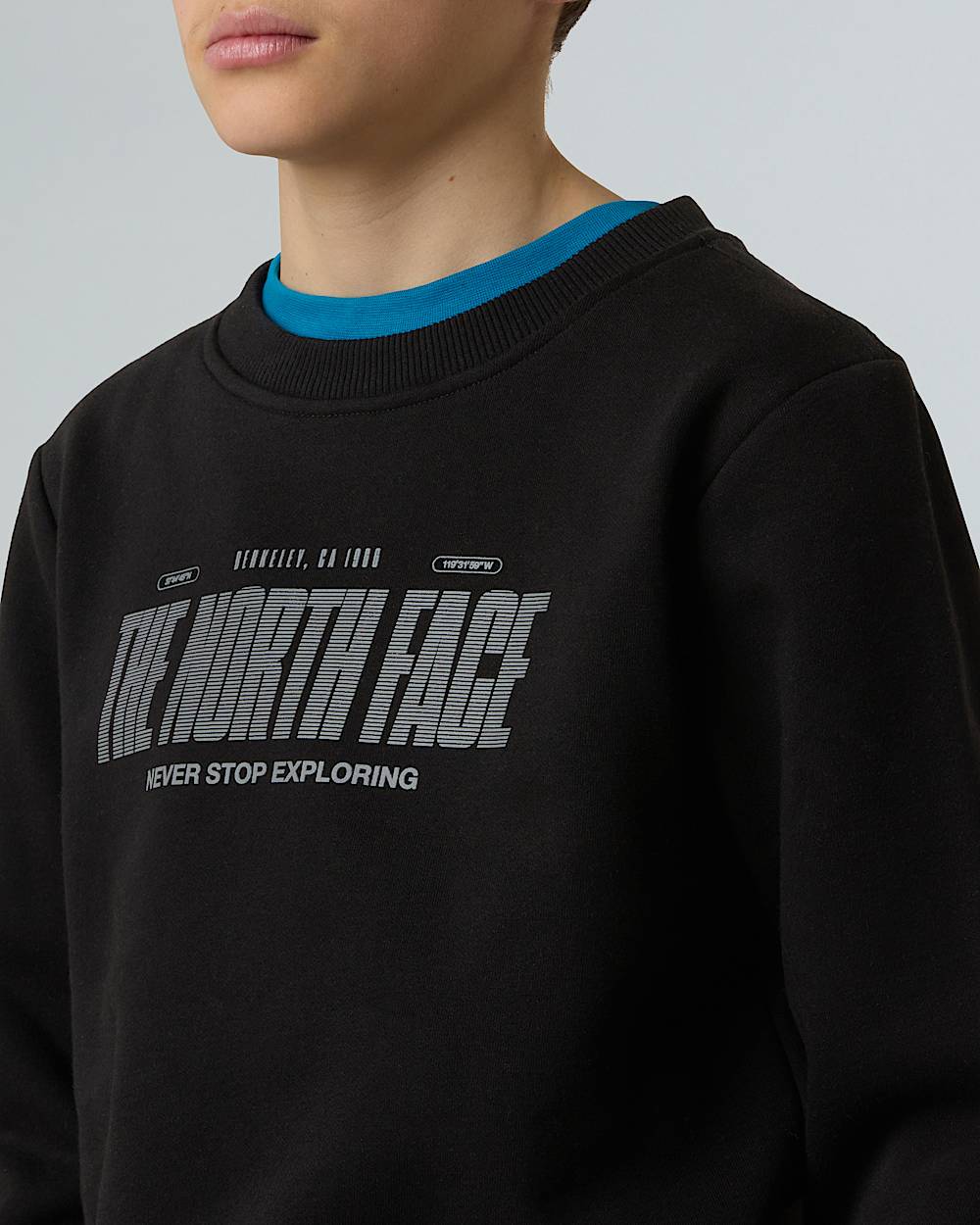 Boys Reflective Logo Relaxed Sweatshirt TNF alt7