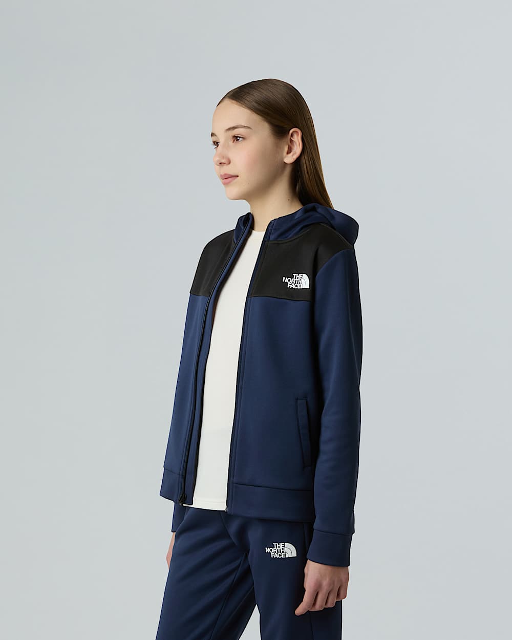 Teens Reaxion FullZip Hoodie TNF ALT12