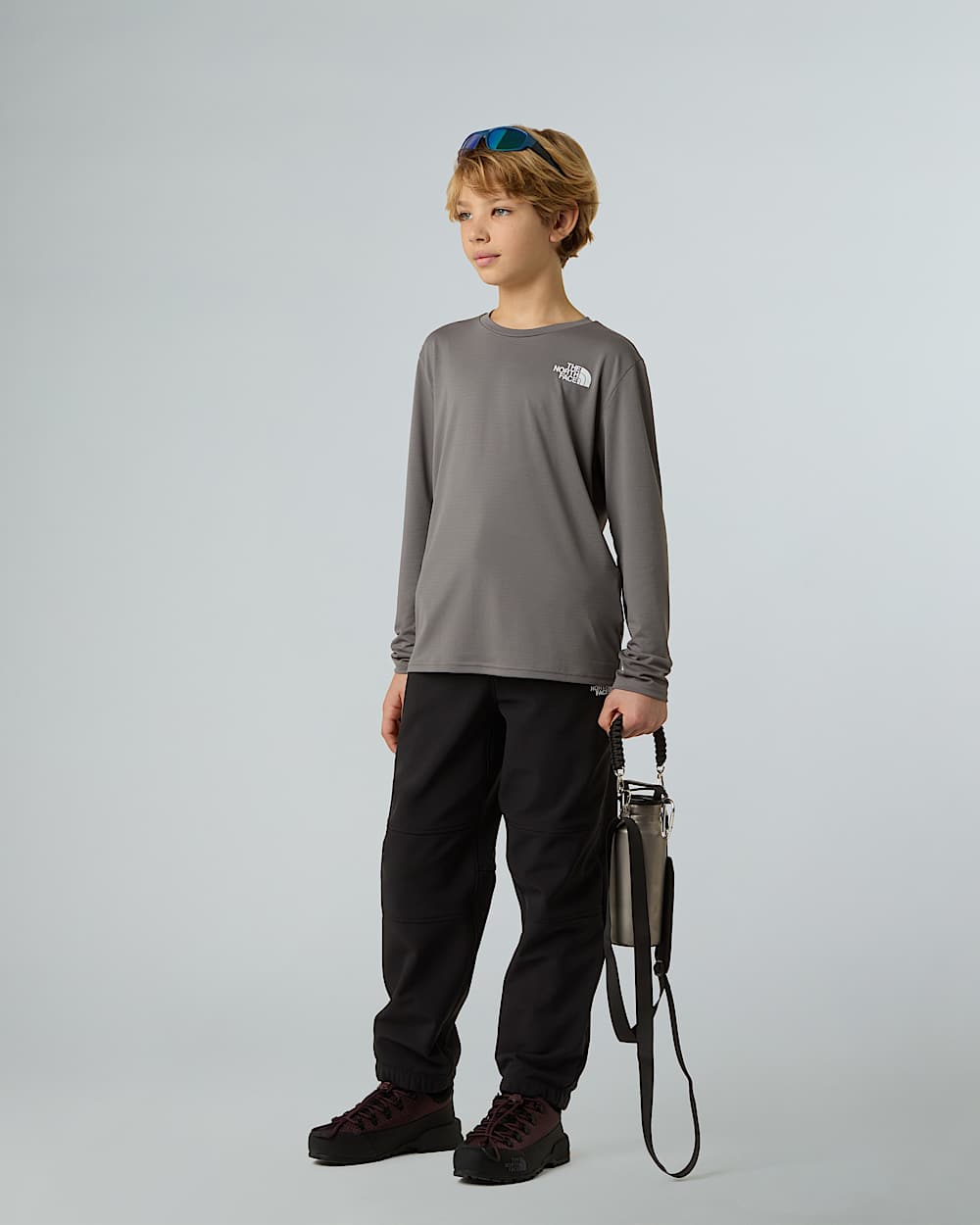247 Tshirt met lange mouwen voor tieners TNF ALT5