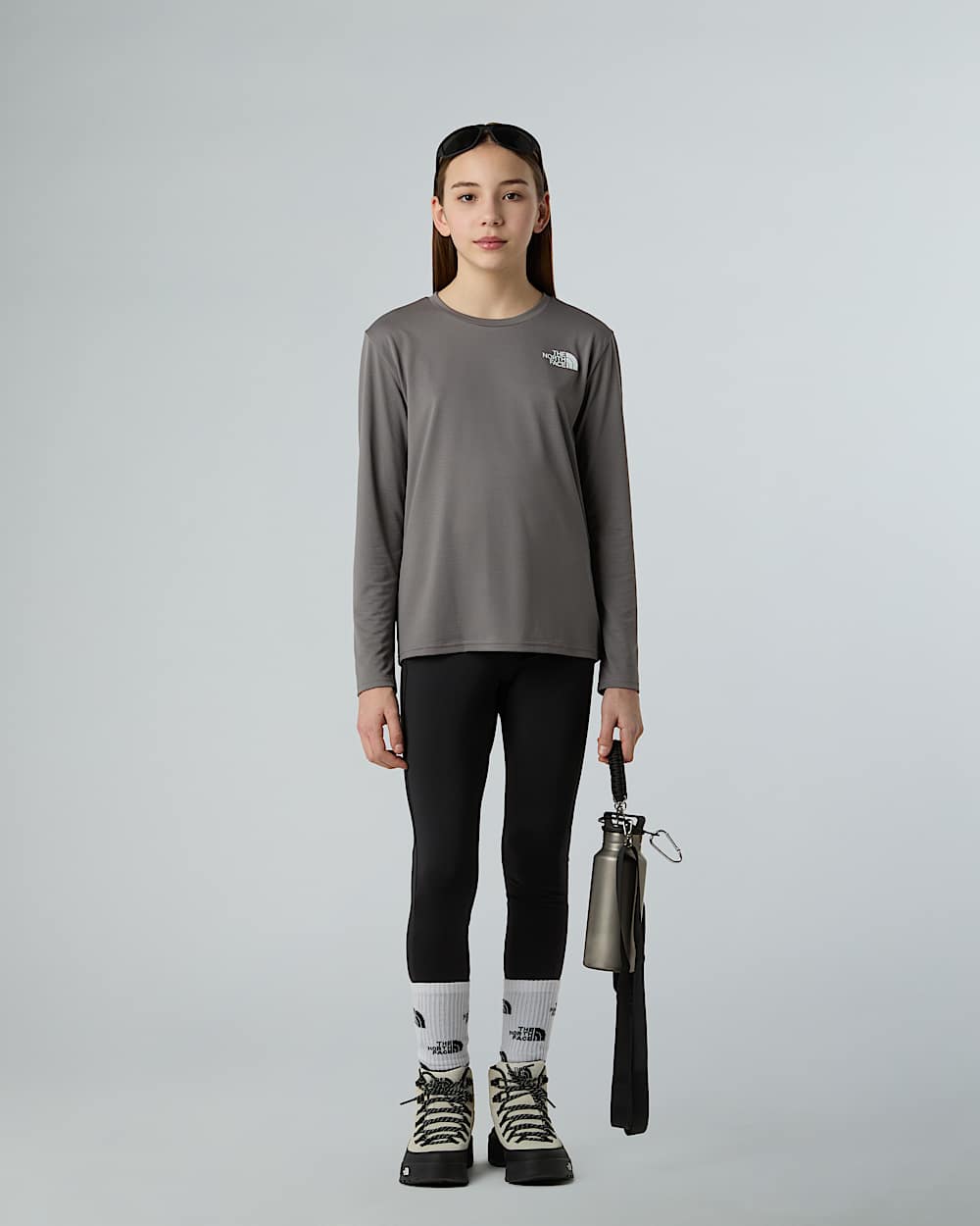 247 Tshirt met lange mouwen voor tieners TNF ALT9