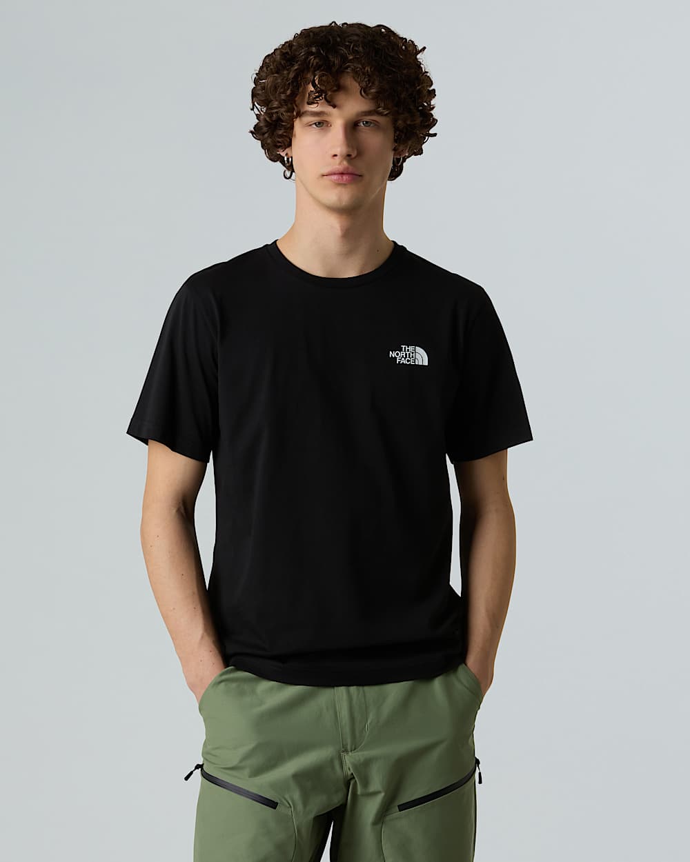 Mens Vertical Logo TShirt TNF alt5