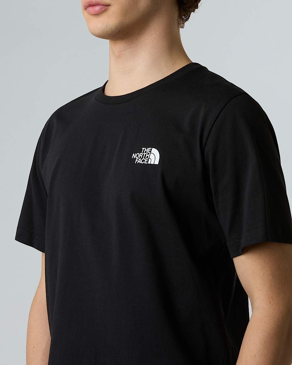 Mens Vertical Logo TShirt TNF alt7