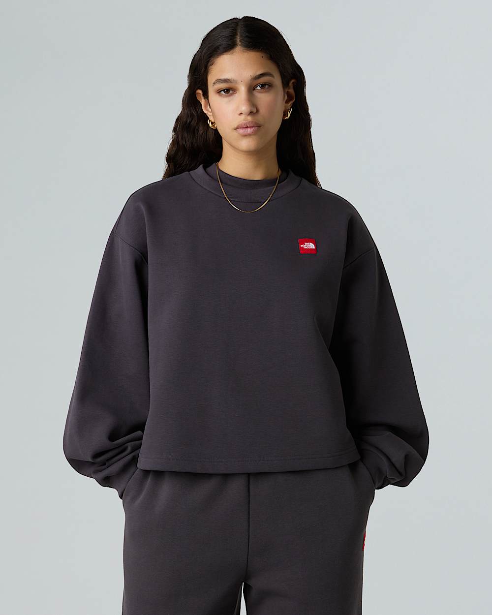 Red Boxsweatshirt voor dames TNF ALT4