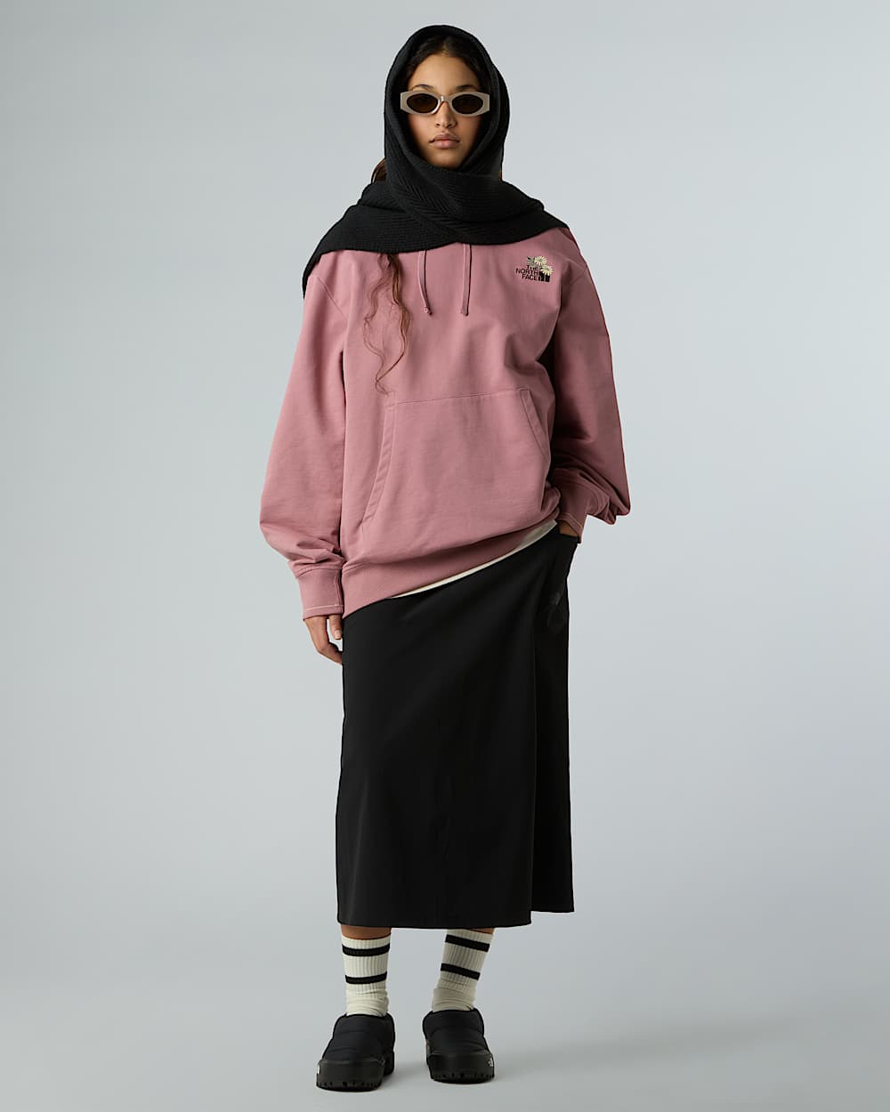 Felpa con cappuccio Dome Flower Relaxed Graphic unisex TNF ALT5