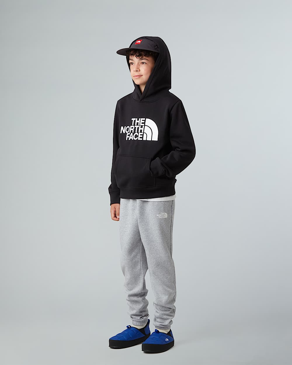 Teens Drew Peak Pullover Hoodie TNF ALT5