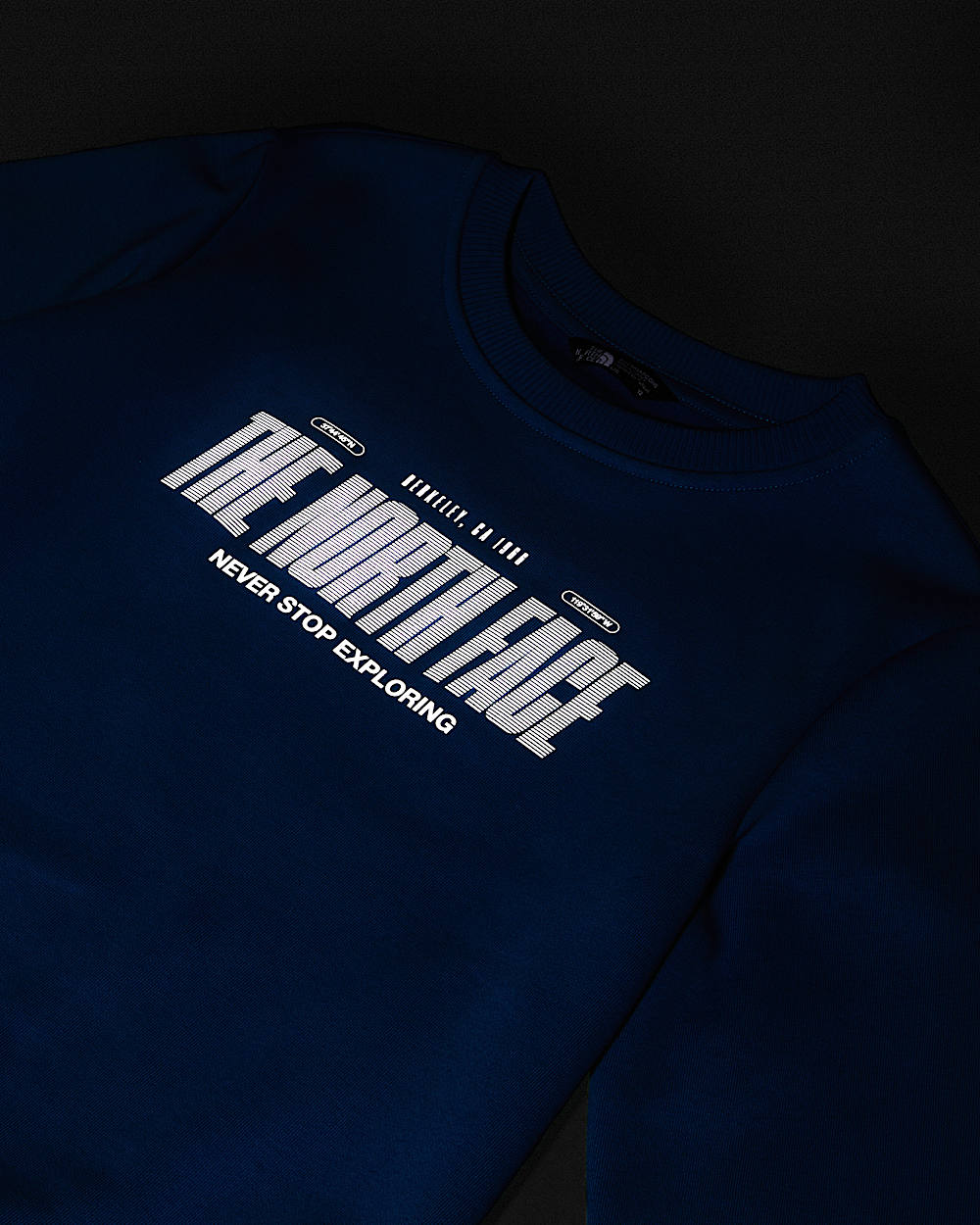 Logo reflektierendes  relaxt geschnittenes Sweatshirt fr Jungen TNF ALT19