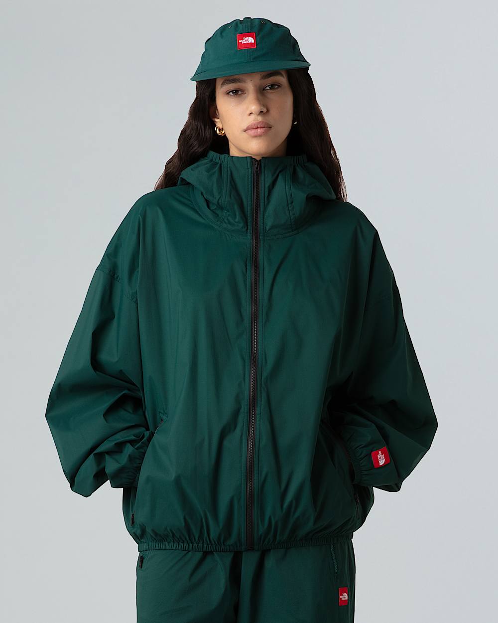 Veste  capuche coupevent compressible Red Box unisexe TNF alt11