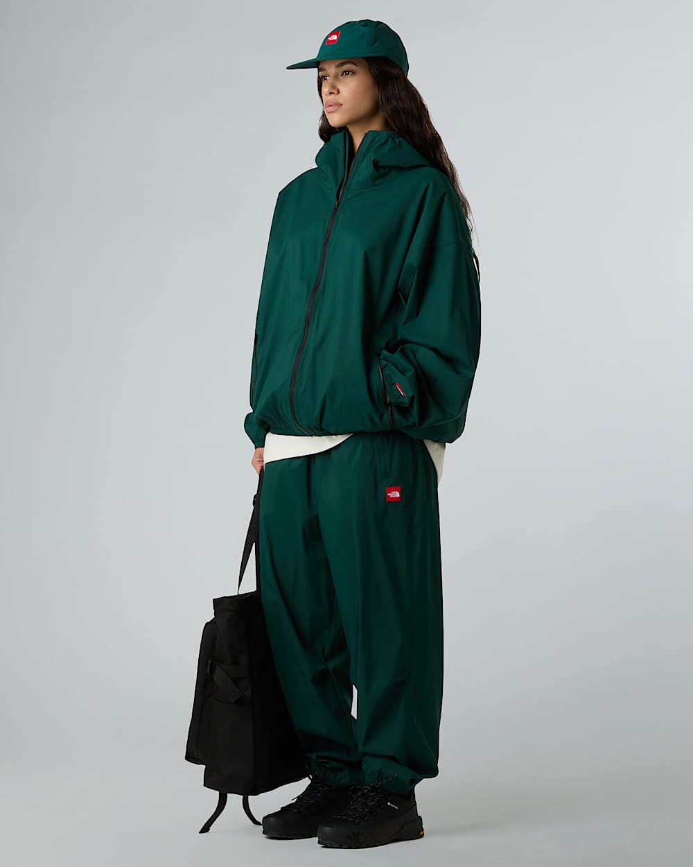 Veste  capuche coupevent compressible Red Box unisexe TNF alt12