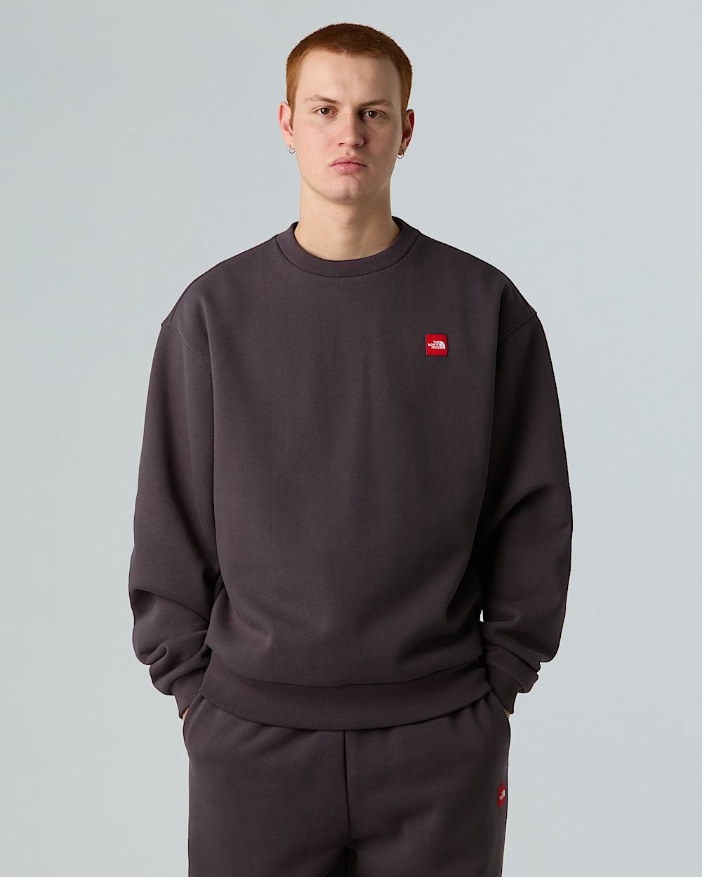 Mens Red Box Sweatshirt TNF ALT4