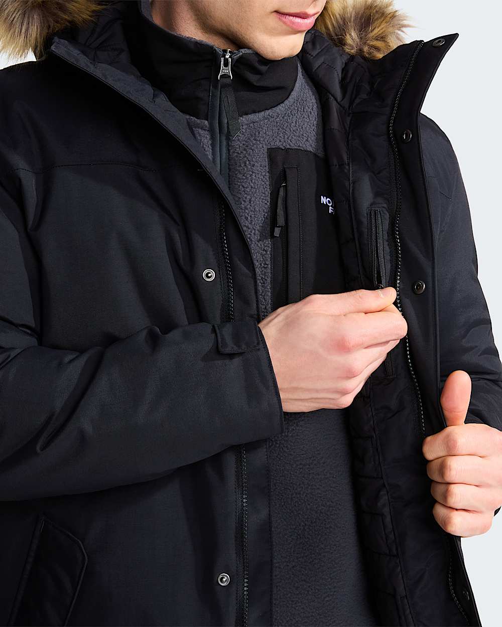 Giacca in materiale riciclato Zaneck da uomo TNF ALT10