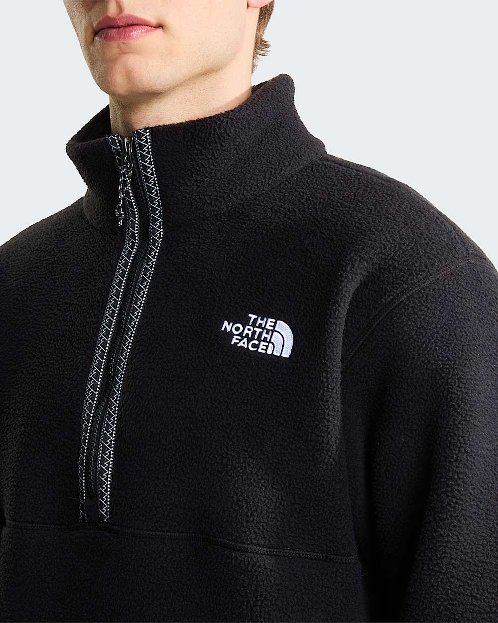 Mens TNF Fleeski 14 Zip Pullover Fleece TNF ALT4